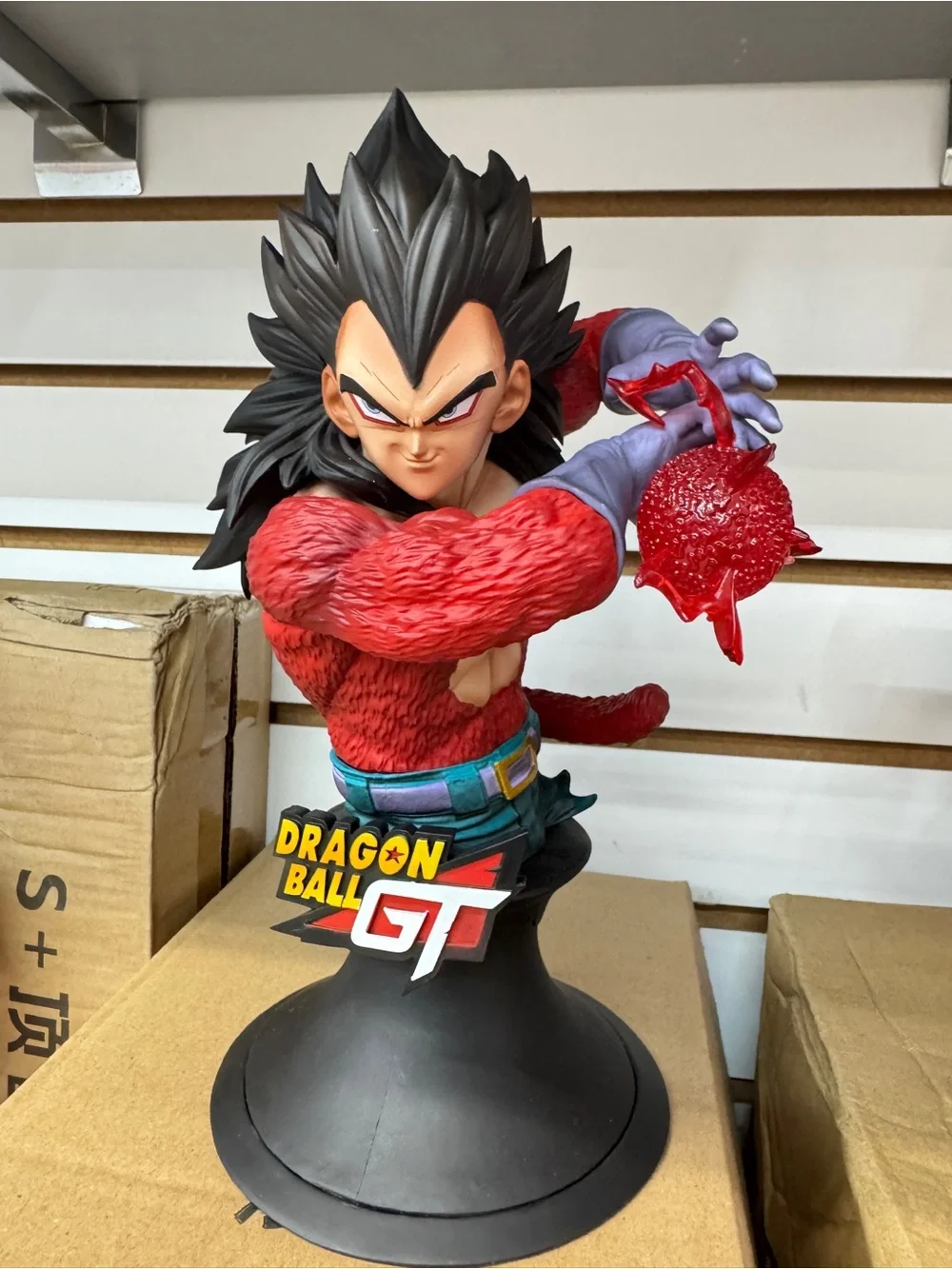 Dragon ball got super Saiyan Goku and Vegeta figure statue